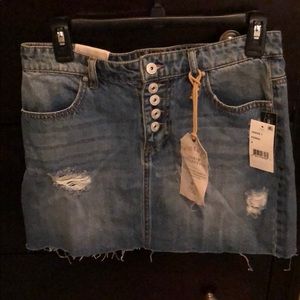 Vanilla Star Denim Mini Skirt